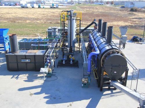 waste pyrolysis plant