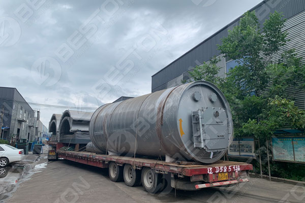Waste Tire Pyrolysis Machine for Sale